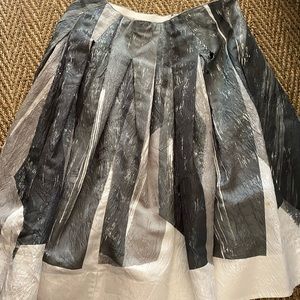 Grey and white skirt